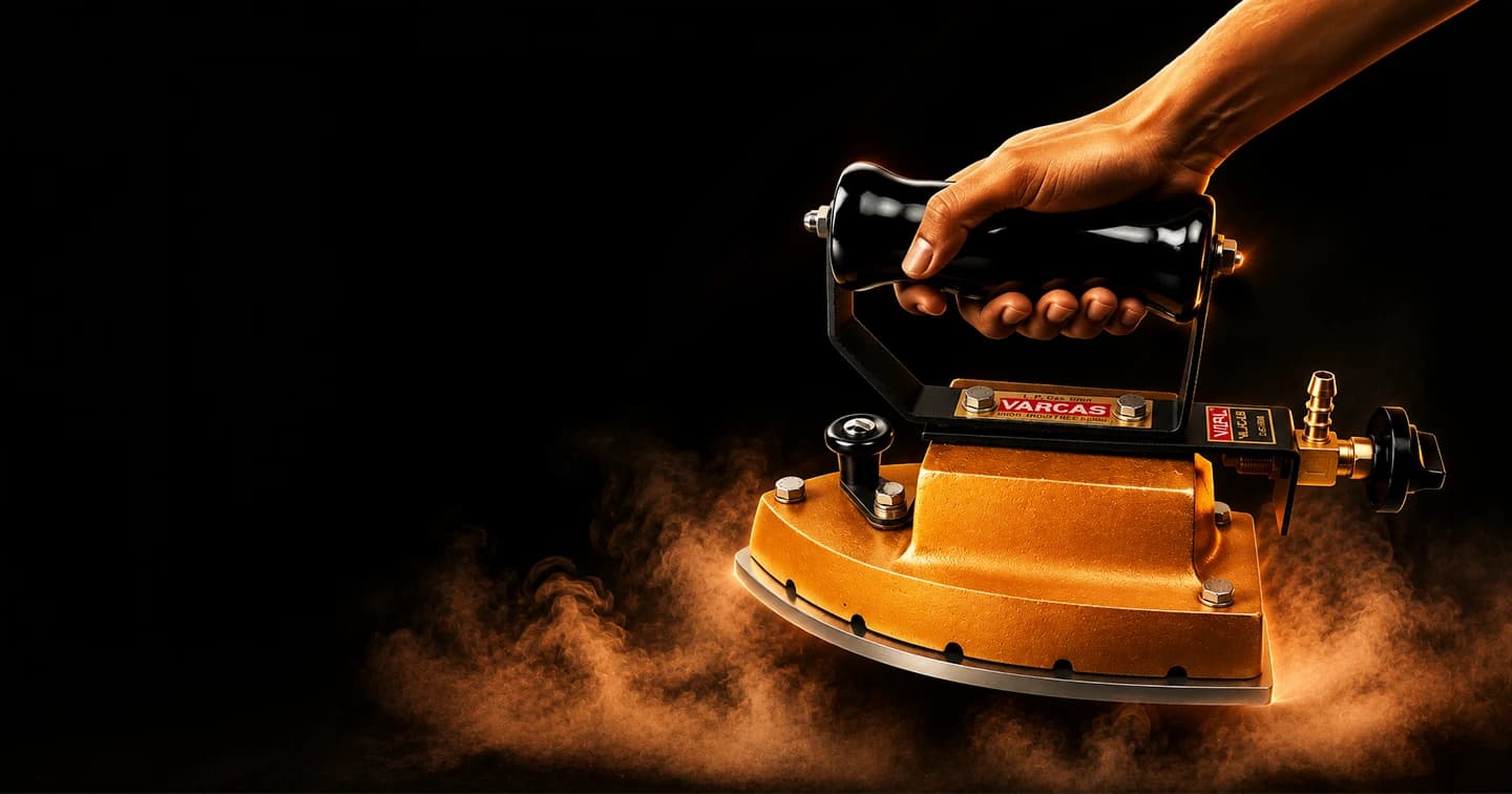 VARCAS commercial LPG iron press